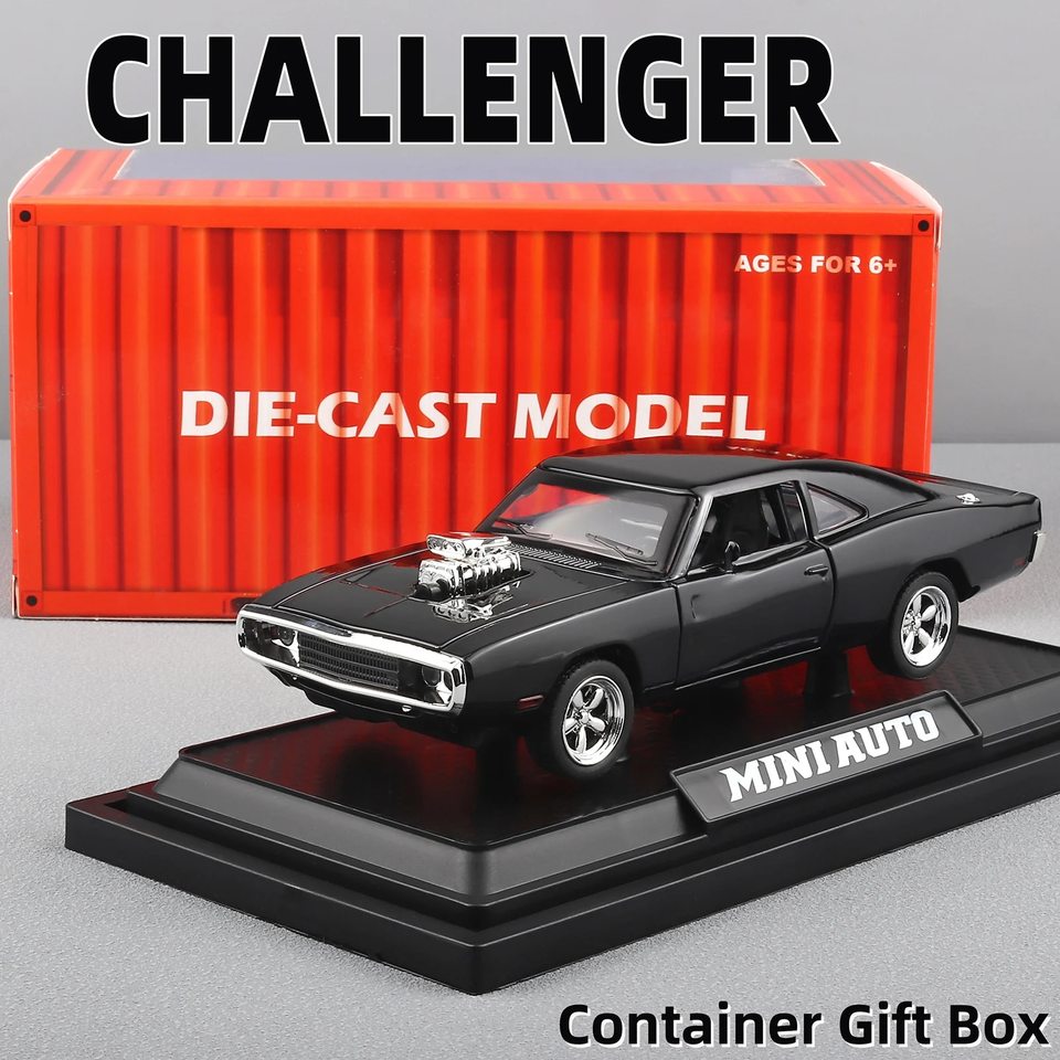 Voiture Dodge Challenger 1970 - Modèle Réduit 1:32 Alliage Métal Die-Cast Collection