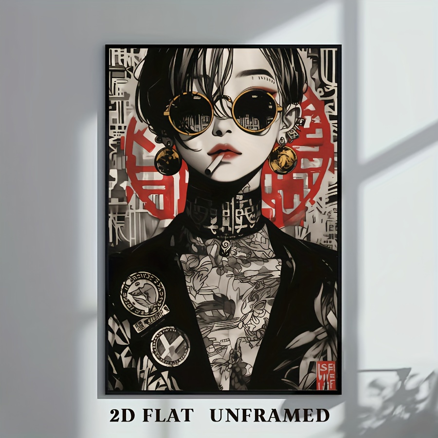 Affiche décoration murale toile japonaise en toile de haute qualité