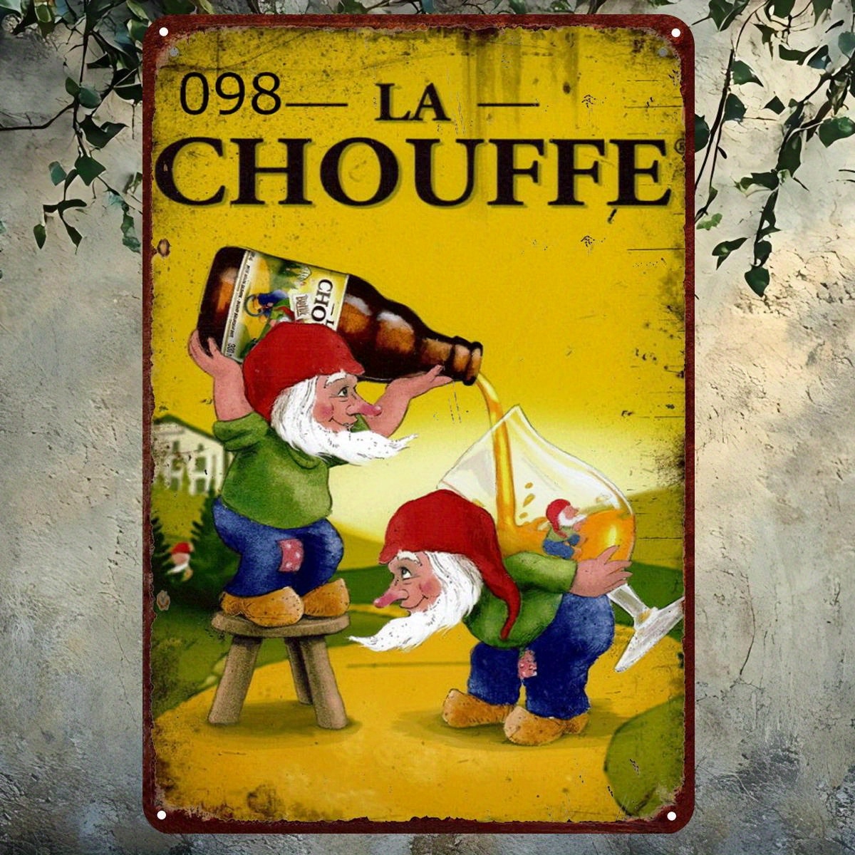 Enseigne chouffe alluminium