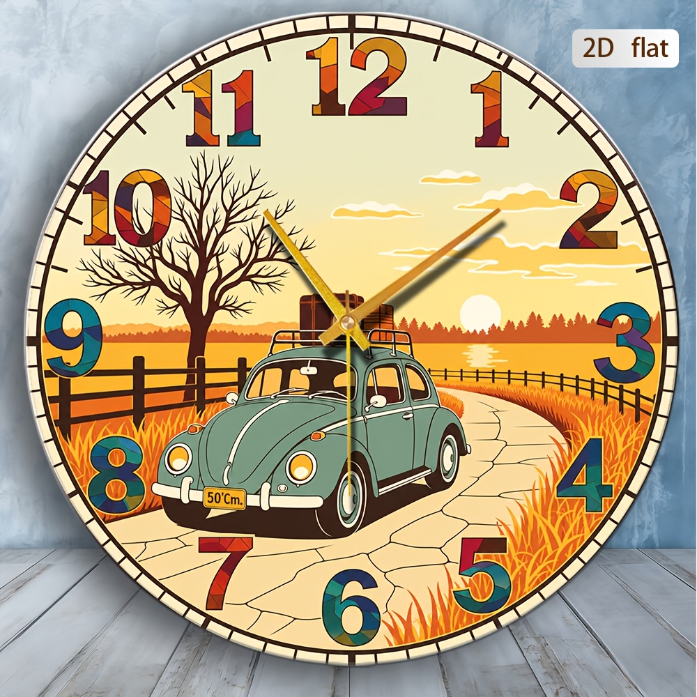 horloge murale vintage